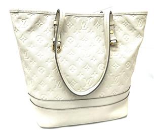 Louis Vuitton Citadine PM Cream / White Empreinte Leather Shoulder